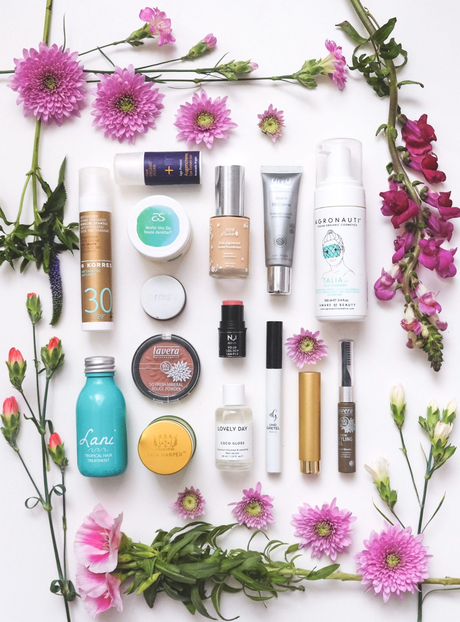 Strahlende Naturkosmetik-Favoriten für den Frühling und Sommer von heylilahey
