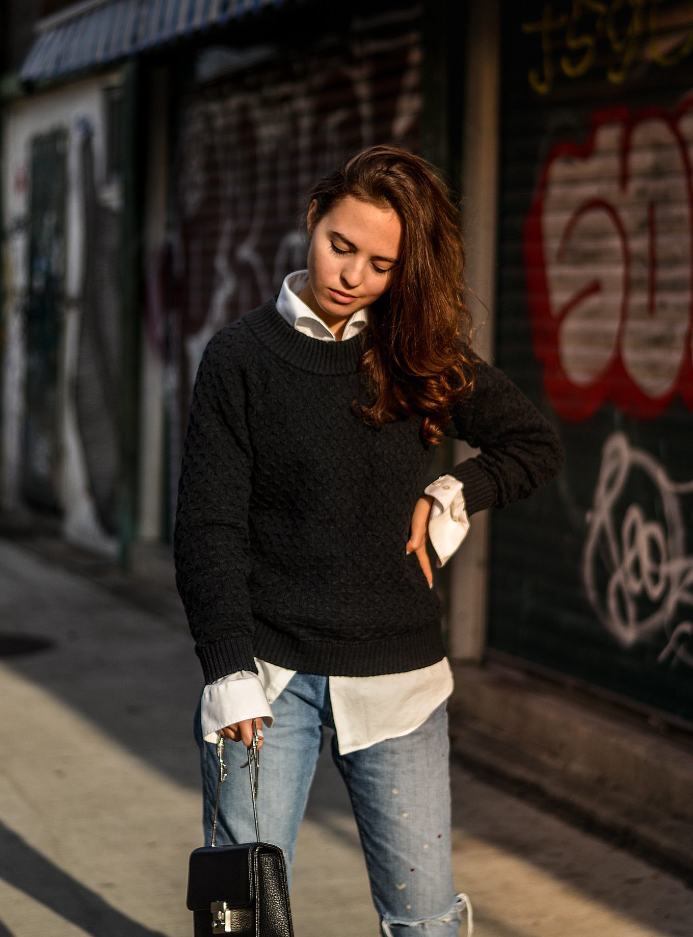 Outfit: When The Sun Goes Down & Bio-Baumwoll-Pulli