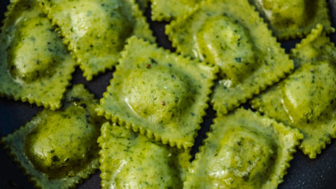 Vegane Barlauch Ravioli Mit Pilz Fullung Glutenfrei 