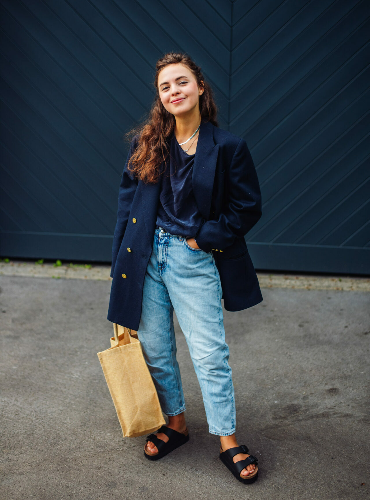 Eco-Outfit: Blue on blue on blue
